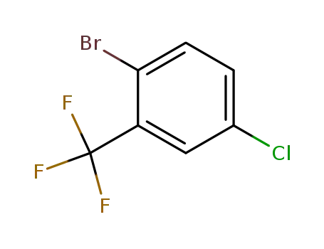 Molecular Structure of 344-65-0 (2-Bromo-5-chlorobenzotrifluoride)