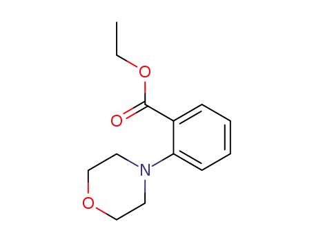 Molecular Structure of 192817-79-1 (2-MORPHOLIN-4-YL-BENZOIC ACID ETHYL ESTER)