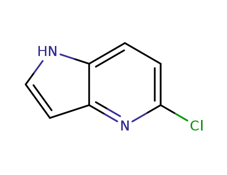 Molecular Structure of 65156-94-7 (5-CHLORO-1H-PYRROLO[3,2-B] PYRIDINE)