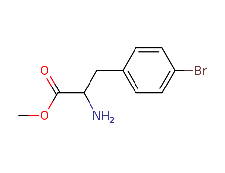 Molecular Structure of 166967-59-5 (Phenylalanine, 4-bromo-, methyl ester)