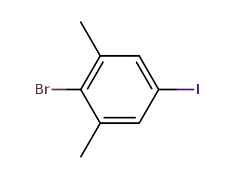 Molecular Structure of 689260-53-5 (2-bromo-5-iodo-1,3-dimethylbenzene)