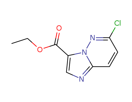 1150566-27-0,6-Chloro-iMidazo[1,2-b]pyridazine-3-carboxylic acid ethyl ester,ethyl 6-chloroimidazo[1,2-b]pyridazine-3-ncarboxylate; Imidazo[1,2-b]pyridazine-3-carboxylic acid,6-chloro-,ethyl ester; 6-chloro-imidazo[1,2-b]pyridazine-3-carboxylic acid ethyl ester