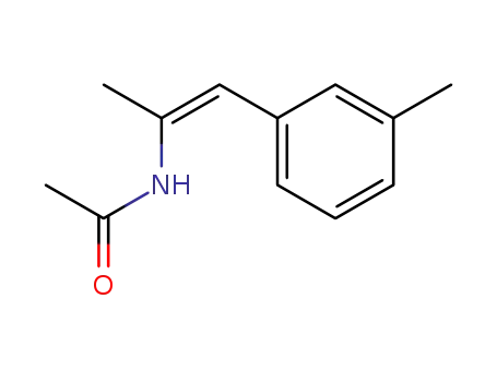 Molecular Structure of 69390-43-8 (Acetamide, N-[(1Z)-1-methyl-2-(3-methylphenyl)ethenyl]-)