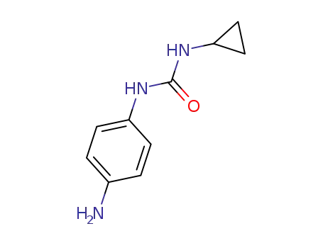 Molecular Structure of 1000931-26-9 (1-(4-aminophenyl)-3-cyclopropylurea)