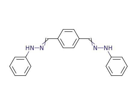 Molecular Structure of 7265-27-2 (1,4-Benzenedicarboxaldehyde, bis(phenylhydrazone))