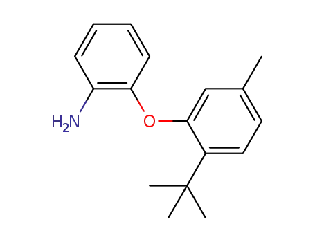 Molecular Structure of 20349-42-2 (2-(2-tert-butyl-5-methylphenoxy)aniline)