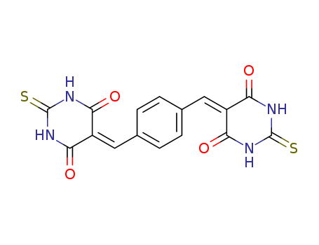 Barbituric acid,5,5'-(p-phenylenedimethylidyne)bis[2-thio- (8CI) cas  23193-24-0