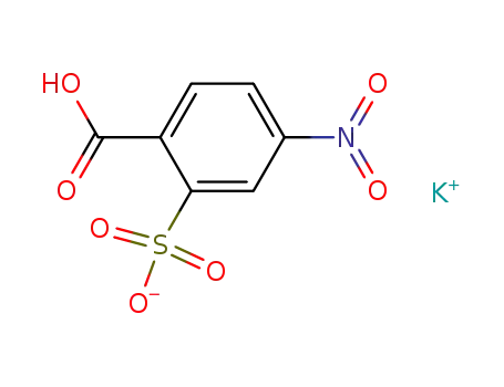 Molecular Structure of 5344-48-9 (2-Carboxy-5-nitrobenzenesulfonic acid potassium salt)