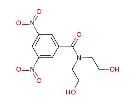 Molecular Structure of 5467-18-5 (N,N-bis(2-hydroxyethyl)-3,5-dinitrobenzamide)