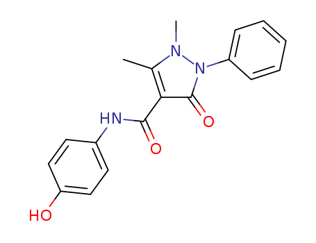 2,3-dihydro-N-(4-hydroxyphenyl)-1,5-dimethyl-3-oxo-2-phenyl-1H-pyrazole-4-carboxamide(1552280-87-1)