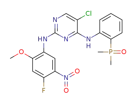 (2-((5-chloro-2-((4-fluoro-2-methoxy-5-nitrophenyl)amino)pyrimidin-4-yl)amino)phenyl)dimethylphosphine oxide