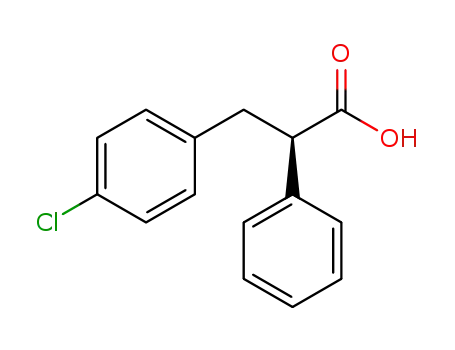 Molecular Structure of 1383121-04-7 ((2R)-3-(4-chlorophenyl)-2-phenylpropanoic acid)