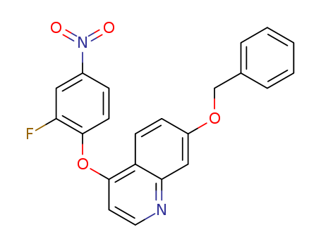 7-(benzyloxy)-4-(2-fluoro-4-nitrophenoxy)quinoline