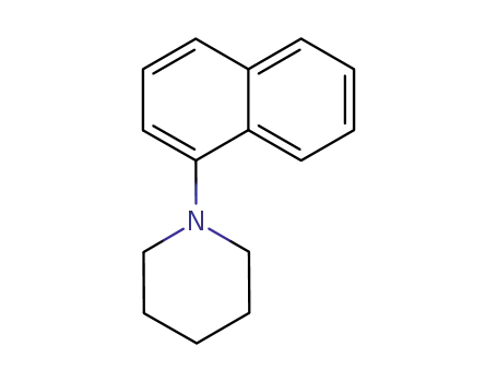 Molecular Structure of 62062-39-9 (1-(naphthalen-1-yl)piperidine)