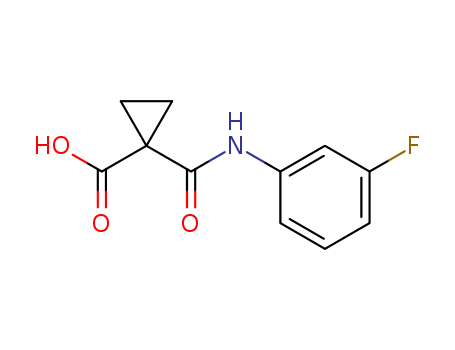 1-((3-fluorophenyl)carbamoyl)cyclopropane-1-carboxylic acid
