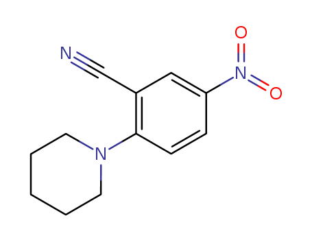 5-Nitro-2-piperidinobenzenecarbonitrile