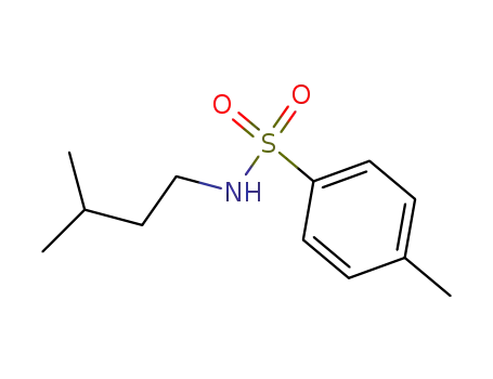 Molecular Structure of 53226-44-1 (Benzenesulfonamide, 4-methyl-N-(3-methylbutyl)-)