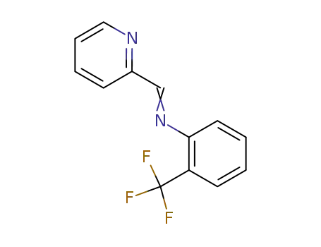 Molecular Structure of 386713-04-8 (N-(2-pyridylmethylidene)-2-trifluoromethylaniline)