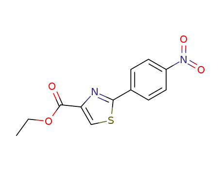 Molecular Structure of 78979-64-3 (2-(4-NITRO-PHENYL)-THIAZOLE-4-CARBOXYLIC ACID ETHYL ESTER)