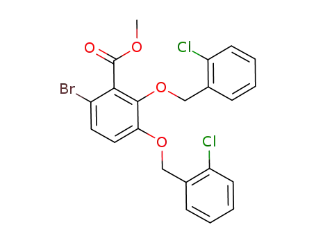 Molecular Structure of 533897-89-1 (C<sub>22</sub>H<sub>17</sub>BrCl<sub>2</sub>O<sub>4</sub>)
