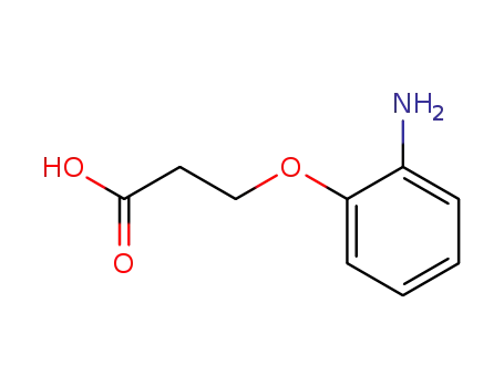 Molecular Structure of 6303-99-7 (3-(2-aminophenoxy)propanoic acid)