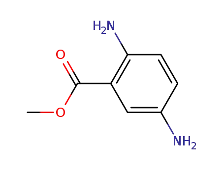Molecular Structure of 49592-84-9 (2,5-Diaminobenzoic acid methyl ester)