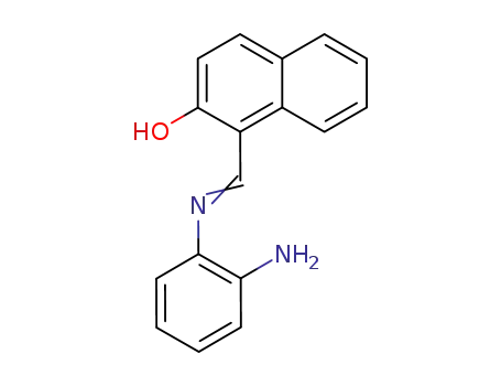 Molecular Structure of 50886-83-4 (N-(2-hydroxynaphthalen-1-ylmethylene)-1,2-diaminobenzene)