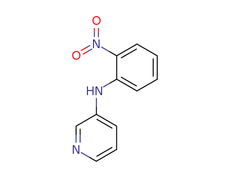 Molecular Structure of 5024-63-5 (3-Pyridinamine, N-(2-nitrophenyl)-)
