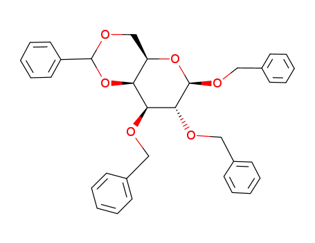Molecular Structure of 57783-80-9 (4,6-Di-O-benzylidene-1,2,3-tri-O-benzyl-β-D-galactopyranose)