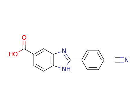 2-(4-Cyanophenyl)-1H-benzimidazole-5-carboxylic acid