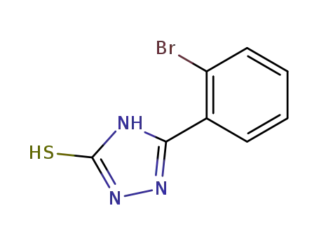 Molecular Structure of 39751-84-3 (5-(2-BROMO-PHENYL)-4H-[1,2,4]TRIAZOLE-3-THIOL)