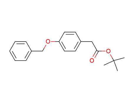 Molecular Structure of 19712-89-1 (Benzeneacetic acid, 4-(phenylmethoxy)-, 1,1-dimethylethyl ester)