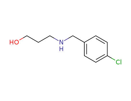 Molecular Structure of 73037-90-8 (3-[(4-chlorobenzyl)amino]propan-1-ol)