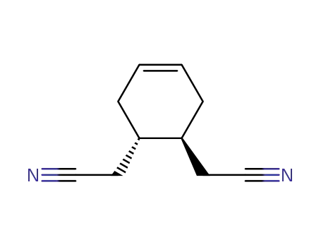 Molecular Structure of 119595-00-5 ((+/-)-(<i>trans</i>-cyclohex-4-ene-1,2-diyl)-di-acetonitrile)