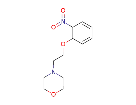 Molecular Structure of 105337-21-1 (4-[2-(2-NITROPHENOXY)ETHYL]MORPHOLINE)