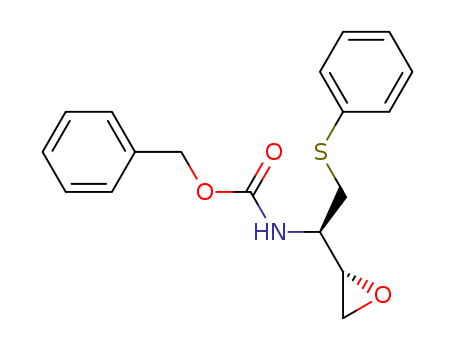 benzyl ((R)-1-((S)-oxiran-2-yl)-2-(phenylthio)ethyl)carbaMate