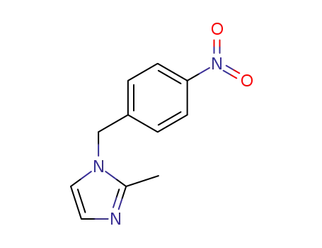 Molecular Structure of 56643-86-8 (2-METHYL-1-(4-NITROBENZYL)-1H-IMIDAZOLE)