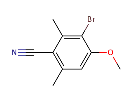 Benzonitrile, 3-bromo-4-methoxy-2,6-dimethyl-