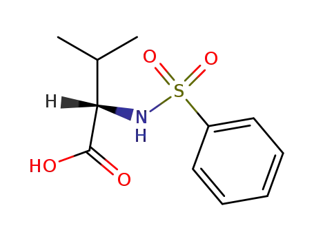 2-Benzenesulfonamido-3-methylbutanoic acid