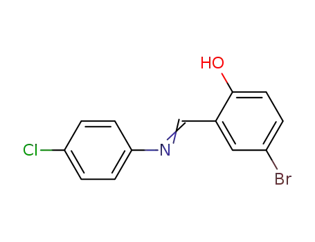 Molecular Structure of 16434-76-7 (4-bromo-6-{[(4-chlorophenyl)amino]methylidene}cyclohexa-2,4-dien-1-one)
