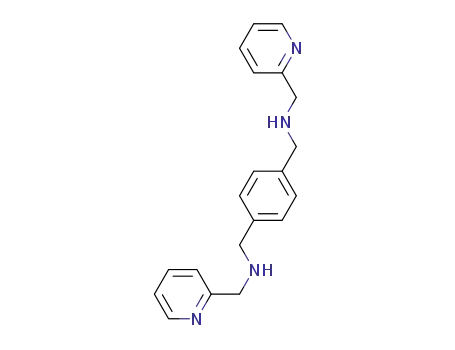 Molecular Structure of 297771-20-1 (N,N′-(1,4-phenylenebis(methylene))bis(1-(pyridin-2-yl)methanamine))