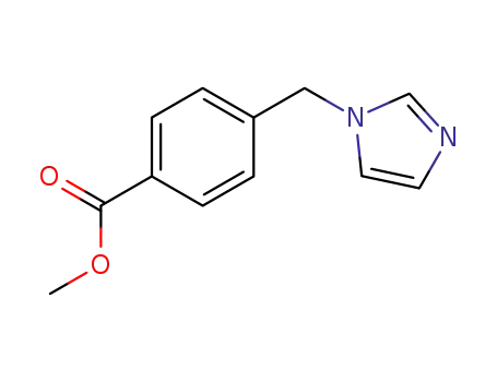 Molecular Structure of 160446-18-4 (METHYL 4-(1H-IMIDAZOL-1-YLMETHYL)BENZOATE)