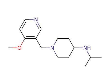 Molecular Structure of 690998-87-9 (4-Isopropylamino-1-[(4-methoxypyridin-3-yl)methyl]piperidine)