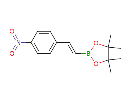 Molecular Structure of 149777-86-6 (4-nitro-trans-beta-styrylboronic acid pinacol ester)