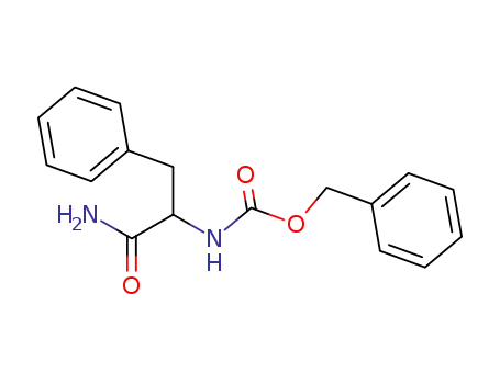 Molecular Structure of 53562-23-5 (Carbamic acid, [2-amino-2-oxo-1-(phenylmethyl)ethyl]-, phenylmethyl
ester)