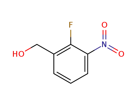 Molecular Structure of 946126-95-0 ((2-Fluoro-3-nitrophenyl)methanol)