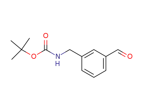 Molecular Structure of 170853-04-0 (TERT-BUTYL 3-FORMYLBENZYLCARBAMATE)