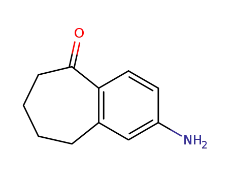 Molecular Structure of 3470-55-1 (2-amino-6,7,8,9-tetrahydrobenzo[7]annulen-5-one)