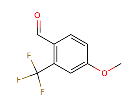 Molecular Structure of 106312-36-1 (4-Methoxy-2-(trifluoromethyl)benzaldehyde)
