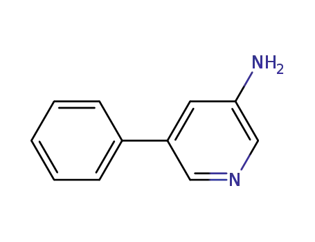 Molecular Structure of 31676-54-7 (5-PHENYL-PYRIDIN-3-YLAMINE)